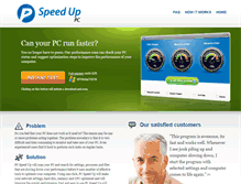 Tablet Screenshot of pcspeedup.com